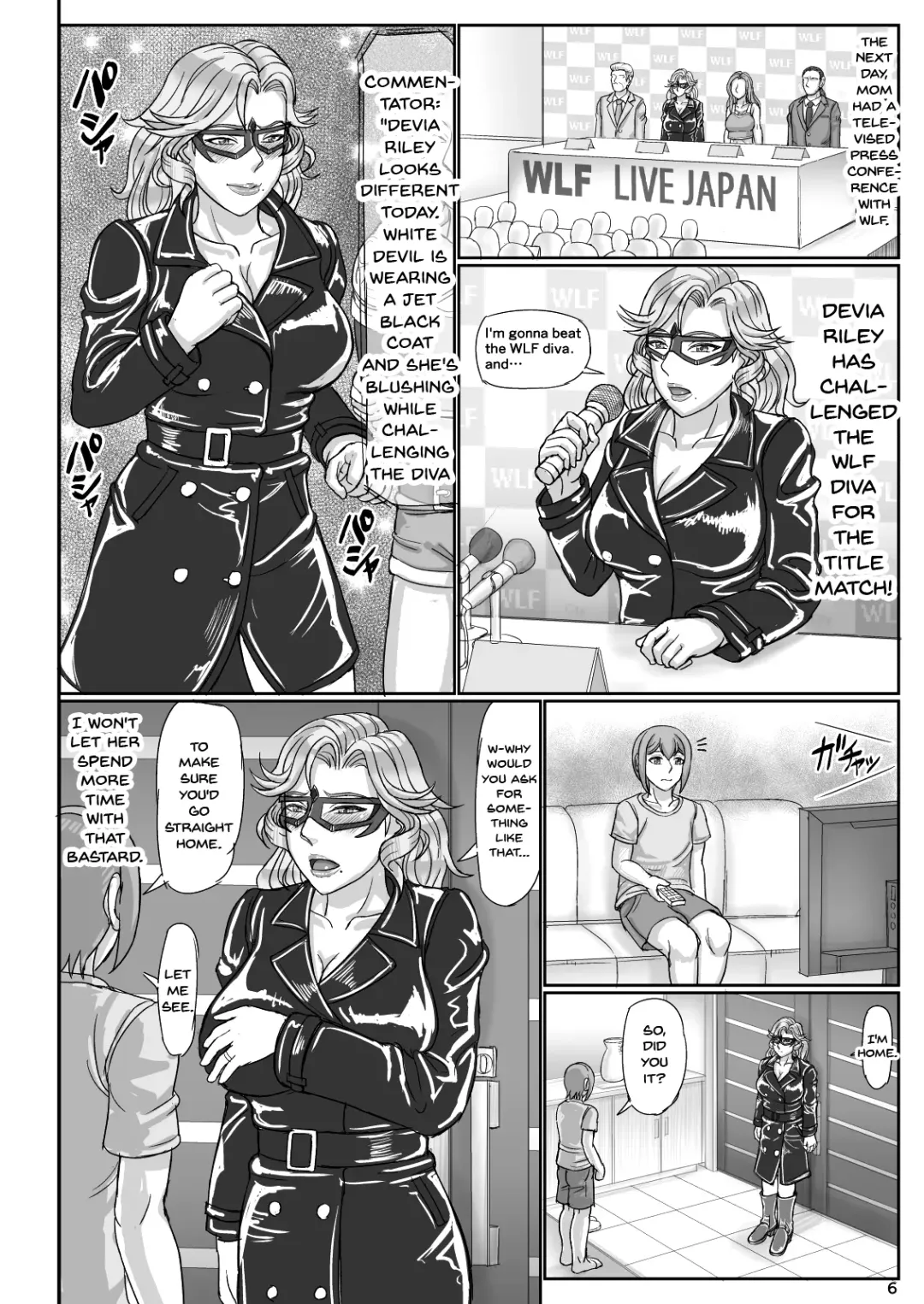 [Swa] Mama wa Russian Half no Akuyaku Wrestler 2 - H Mizugi de Dokidoki Hen | Mama Is a Half Russian Half Akuyaku Wrestler 2 Fhentai - Page 6