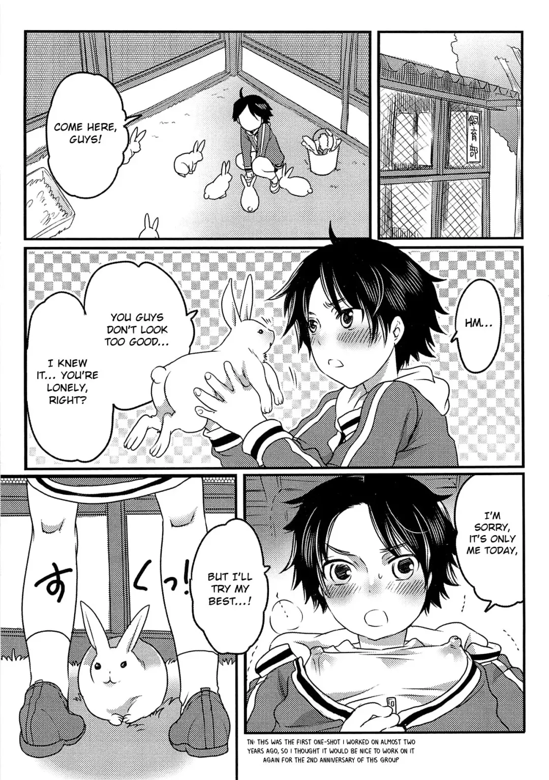 [Inochi Wazuka] Ore to Aitsu to Usagigoya Fhentai - Page 1