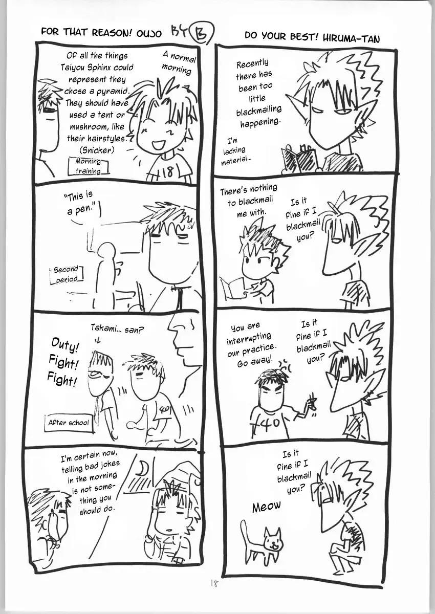 [Bennys - Inomoto Rikako] Mamori Nee-chan no H na Hon | A perverted book about Mamori-neechan Fhentai - Page 17