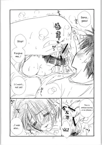 [Bennys - Inomoto Rikako] Mamori Nee-chan no H na Hon | A perverted book about Mamori-neechan Fhentai - Page 12