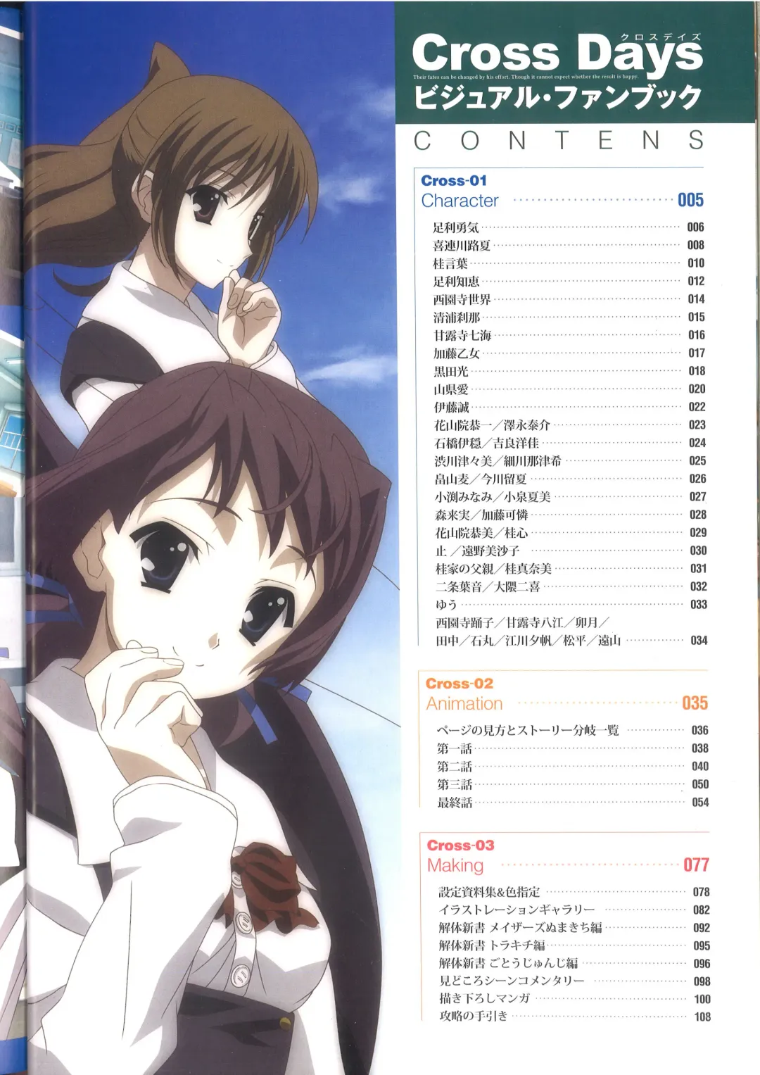 [Gotou Junji] Cross Days Visual Fan Book Fhentai - Page 10