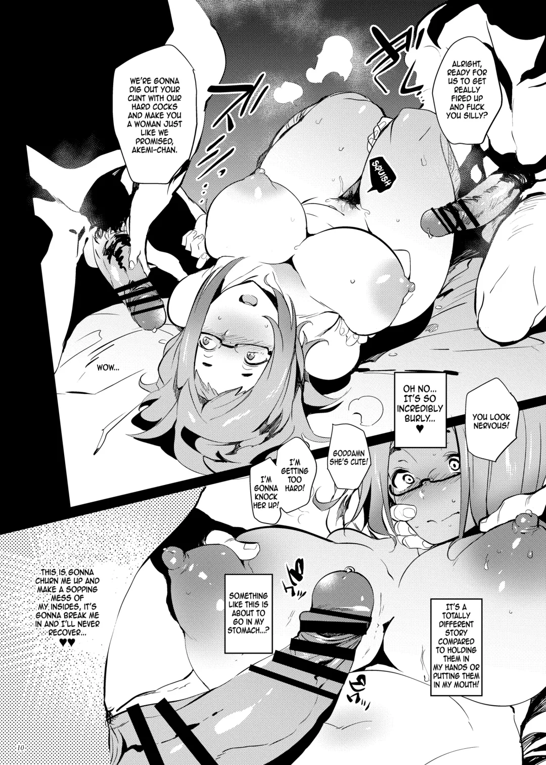 [Kawaisaw] Gokujou Kusozako Busumesu Manko | Grade-A Stupid Worthless Ugly Bitch Pussy Fhentai - Page 9