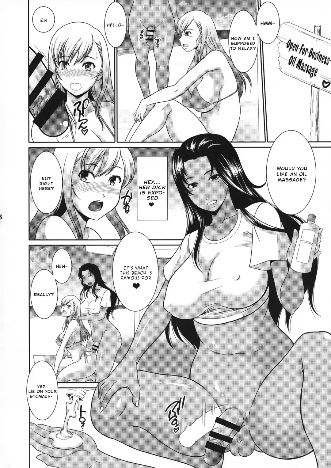 [Kiyose Kaoru] Nurunuru Esute o sarete Kando ga Agatte ze Itadaki Makutte Shimau Futanari Musume Fhentai - Page 6