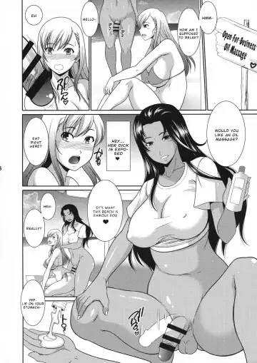 [Kiyose Kaoru] Nurunuru Esute o sarete Kando ga Agatte ze Itadaki Makutte Shimau Futanari Musume Fhentai - Page 6