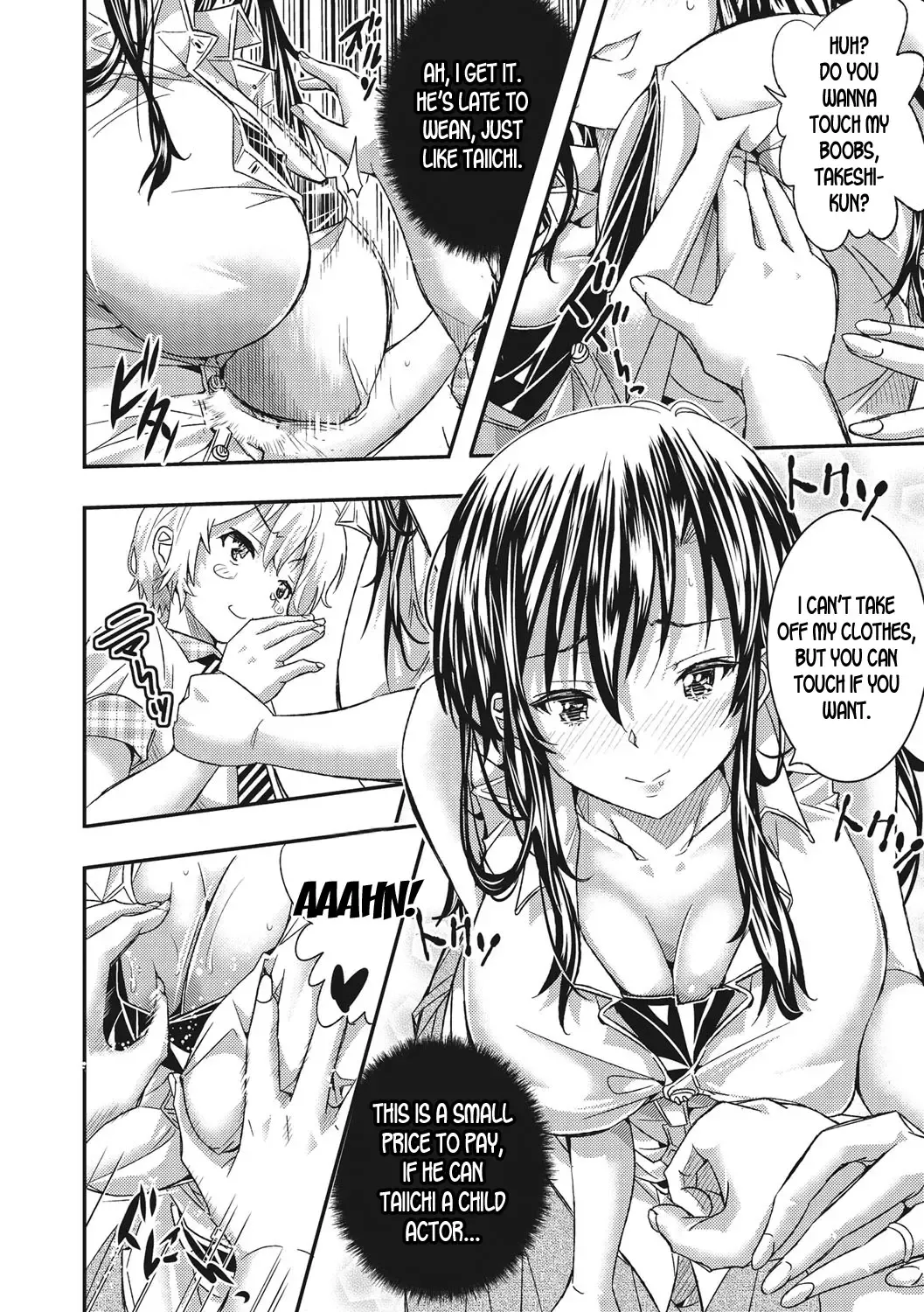 [Sakomae Aichi] Koyaku no Omocha ni Natta Komochi no Watashi | I've Turned into a Child Actor's Toy! Fhentai - Page 14