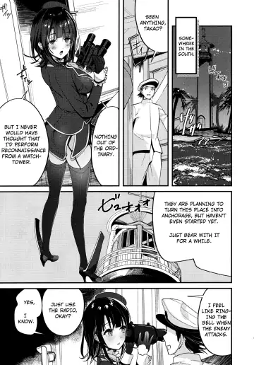 [Hayakawa Akari] Takao Tou no Ue ni Itaru Haneru Thrill | Takao's Thrilling Tower Top Titillation Fhentai - Page 4
