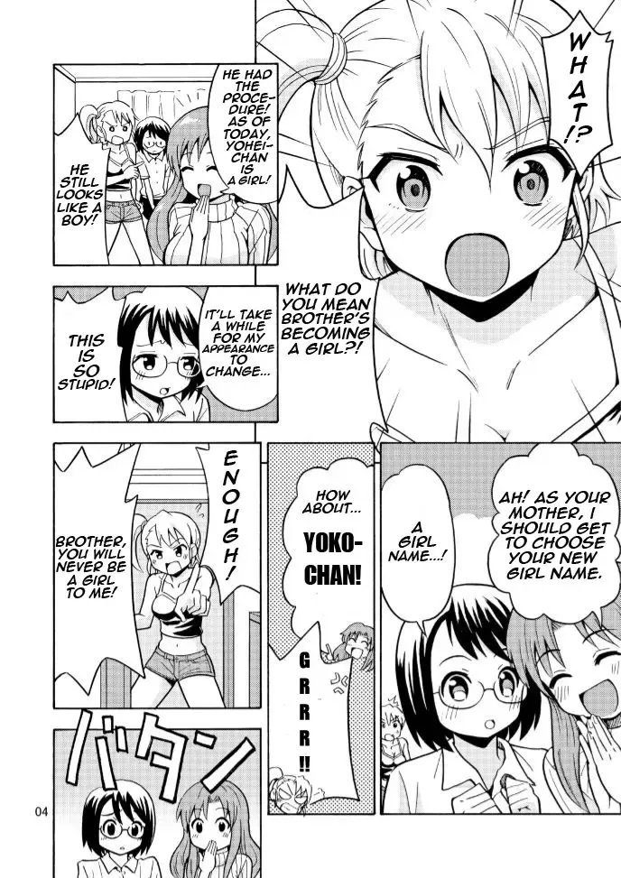 [Yoshida Gorou] Onnanoko ni Natta Onii-chan o Ijimenaide! Fhentai - Page 6