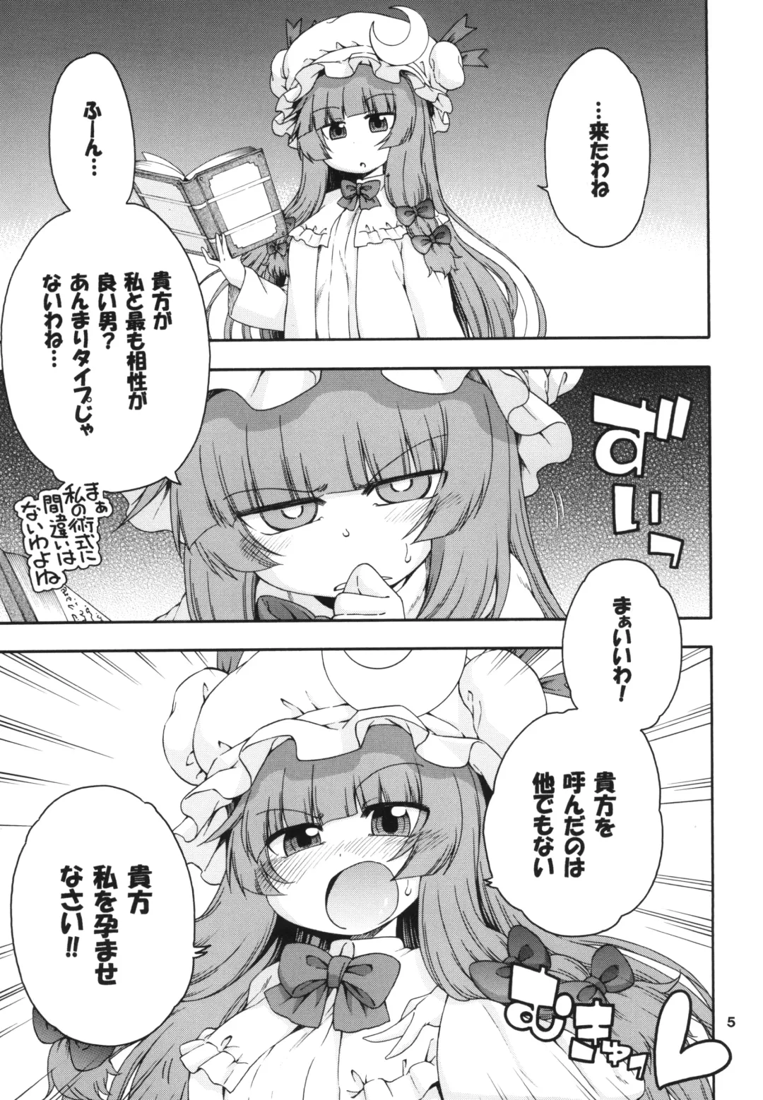 [Hanya] Touhou Meiko ~Patchouli Hen~ Fhentai - Page 5
