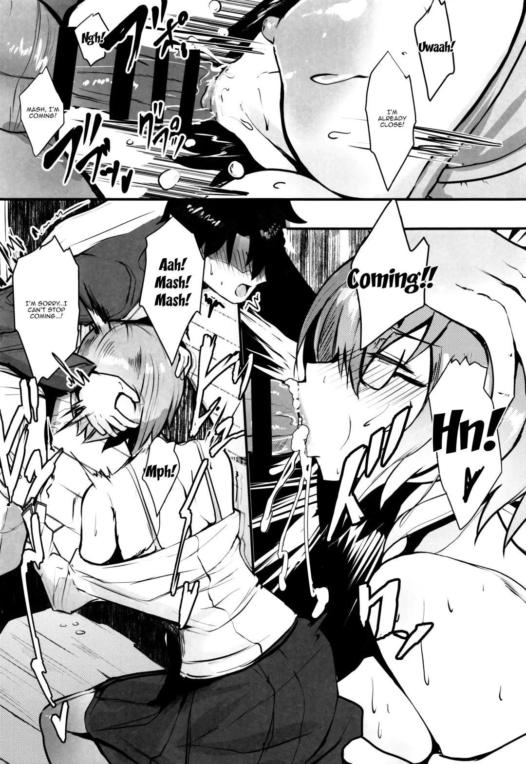 [Untue] Mash to Koukou Seikatsu Seifuku Hatsu Ecchi Hen | Having a Lewd Highschool Life With Mash Fhentai - Page 11