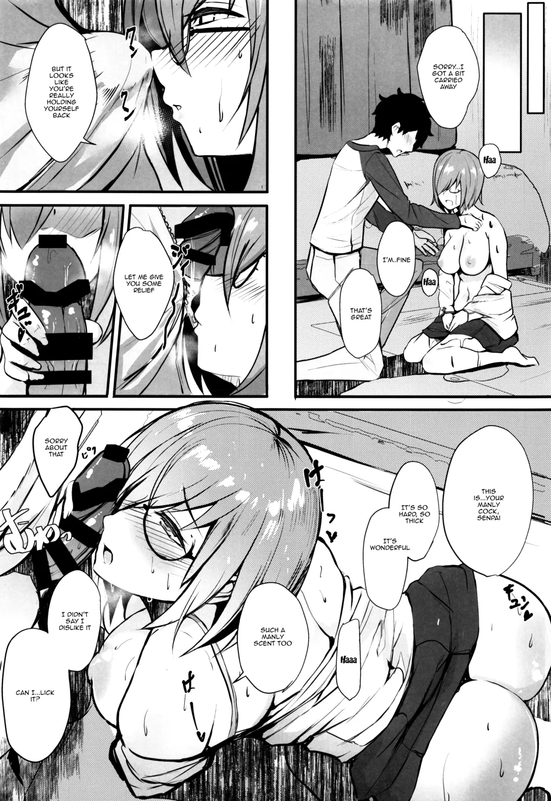 [Untue] Mash to Koukou Seikatsu Seifuku Hatsu Ecchi Hen | Having a Lewd Highschool Life With Mash Fhentai - Page 9