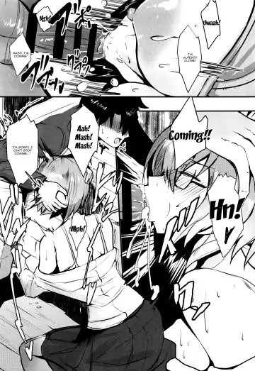 [Untue] Mash to Koukou Seikatsu Seifuku Hatsu Ecchi Hen | Having a Lewd Highschool Life With Mash Fhentai - Page 11