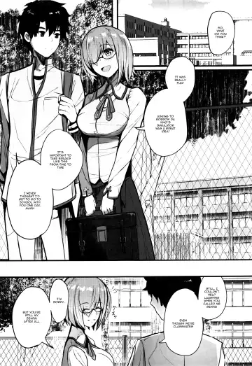 [Untue] Mash to Koukou Seikatsu Seifuku Hatsu Ecchi Hen | Having a Lewd Highschool Life With Mash Fhentai - Page 2