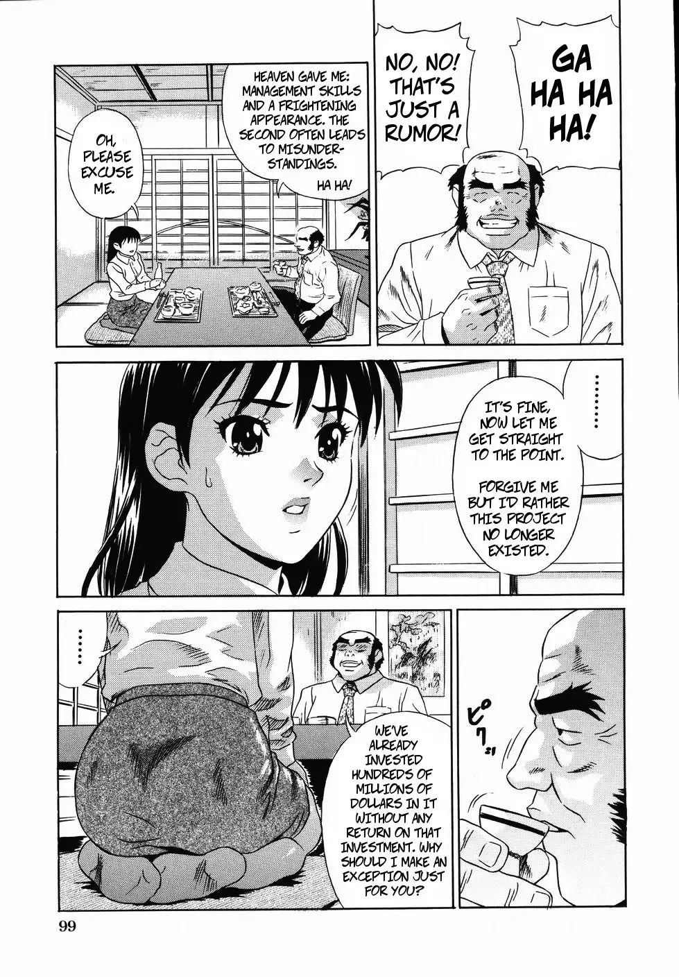 [Kiki] Onna Shachou Nikutai Settai | Female President's Nude Entertainment (decensored) Fhentai - Page 3