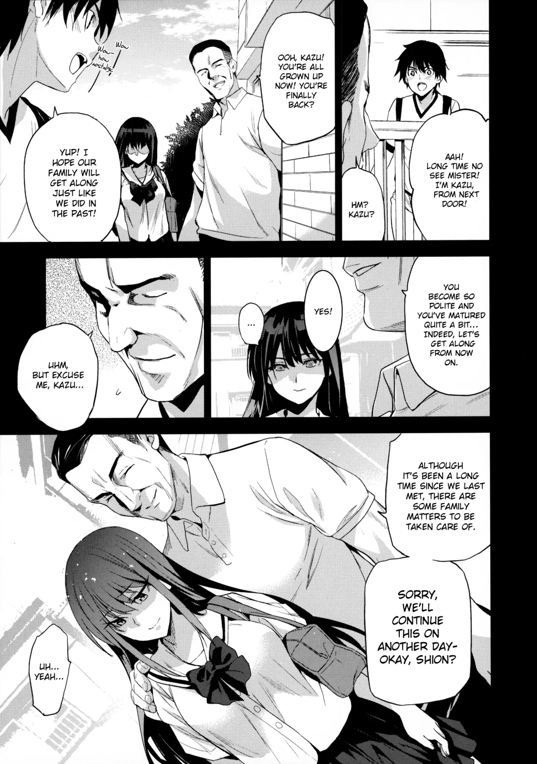 [Inue Shinsuke] Otonari no Nie - Saikai Shita Osananajimi no Ie de Okita Koto. Fhentai - Page 8