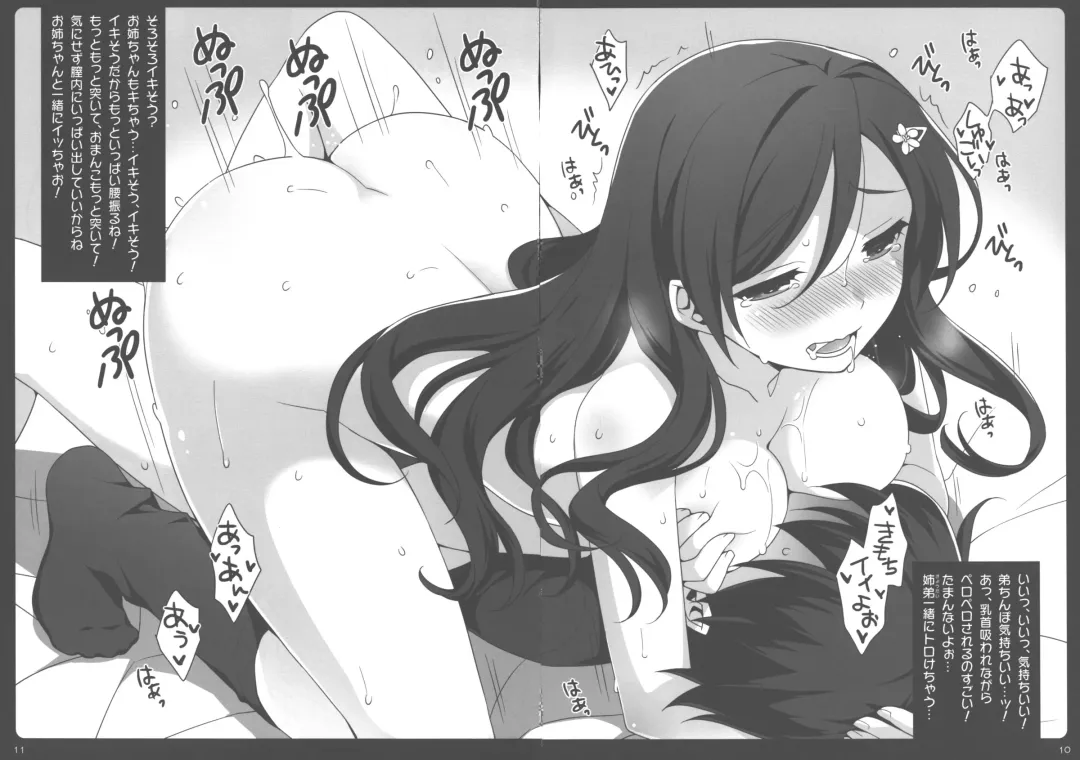 [Saeki Hokuto] Onee-chan Nani Shiteru no? Fhentai - Page 9