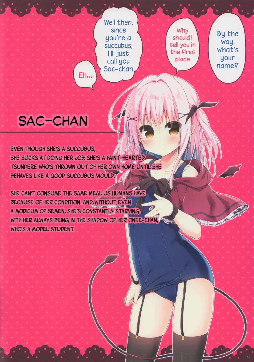 [Hanamiya Natsuka] Succubus-chan Ikusei Nisshi | Sex Education Diary Succubus-chan Fhentai - Page 4