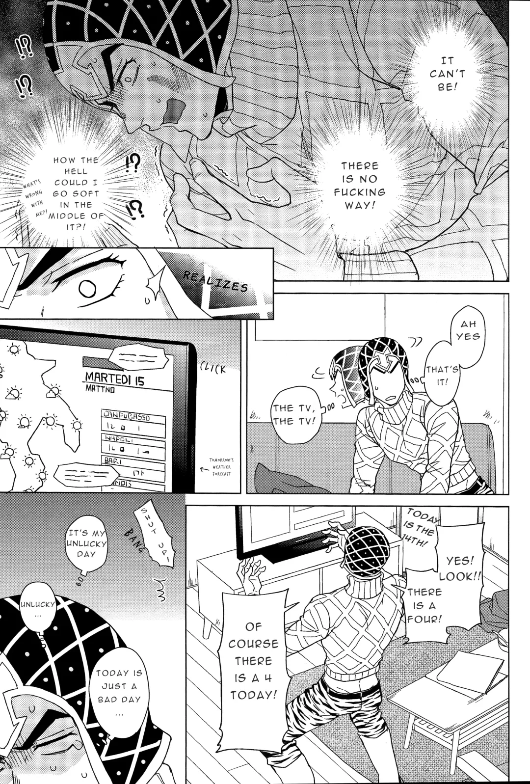 [Halco] Guido Mista wa Otokodearu | Guido Mista is a Man Fhentai - Page 13