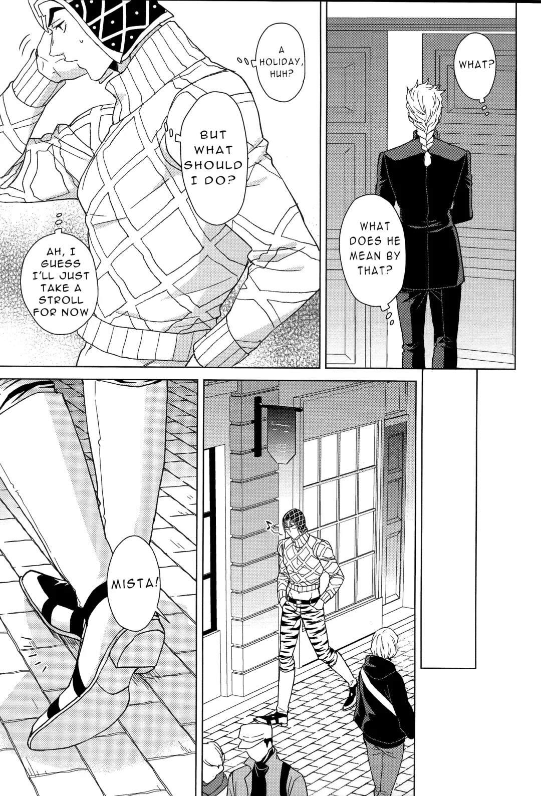 [Halco] Guido Mista wa Otokodearu | Guido Mista is a Man Fhentai - Page 9