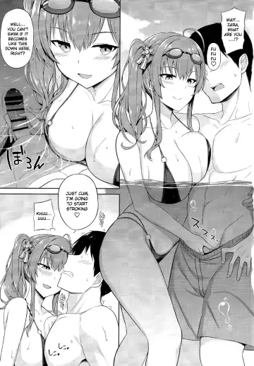 [Summer] Zara to Miwaku no Poolside | Zara and Poolside Charm Fhentai - Page 4