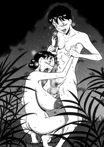 [Point Takashi] Kaa-san, Kaa-san! Kaa-saaaan! Mujintou, Oyako Futari de Yagai Sex! Fhentai - Page 37