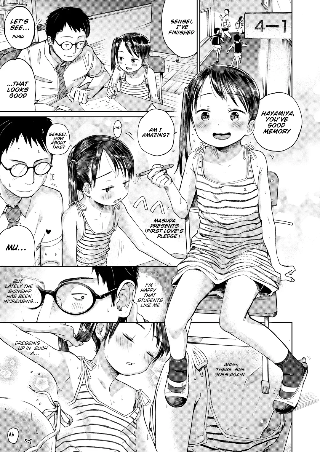 [Masuda] Hatsukoi Sensei | first love's pledge Fhentai - Page 1