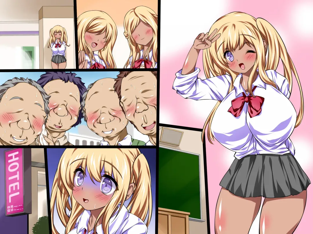 Gal Kidori na Bakunyuu Shojo JK Hina-chan no Trauma Enkou Debut! Fhentai - Page 26