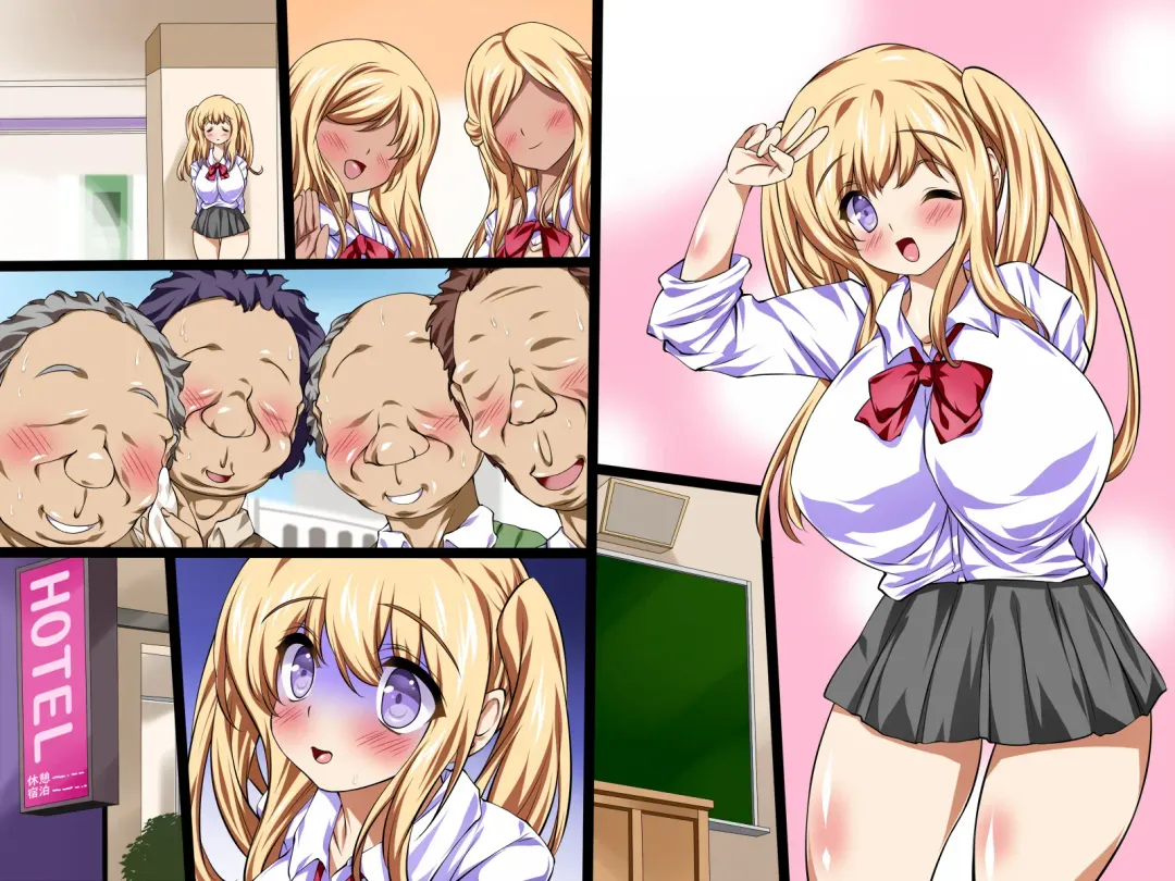 Gal Kidori na Bakunyuu Shojo JK Hina-chan no Trauma Enkou Debut! Fhentai - Page 38