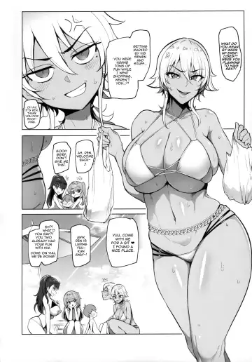 [Sian] Odekake Shita no wa H na Gal Onee-chan-tachi to no Umi deshita | Visiting the beach with the lewd gal onee-sans Fhentai - Page 16