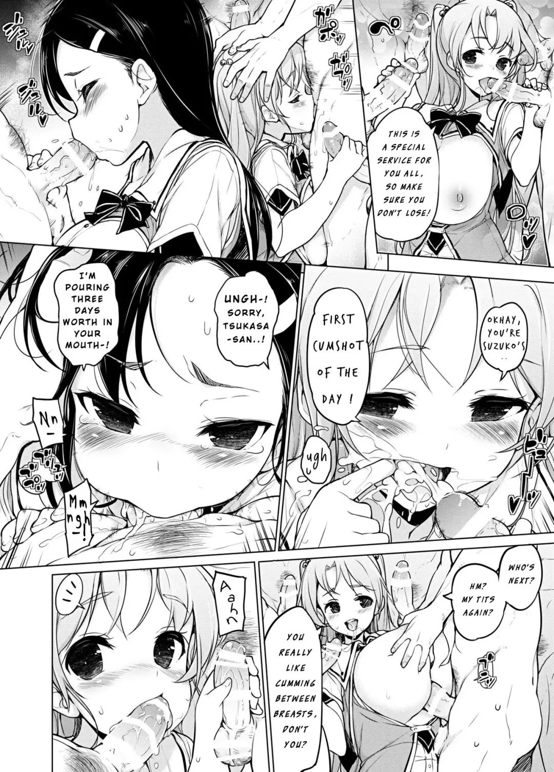 [Motomushi] Kenmei!? Bukatsu Mane Houshi | WORK Hard! CLUB MANAGER SERVICE! Fhentai - Page 7