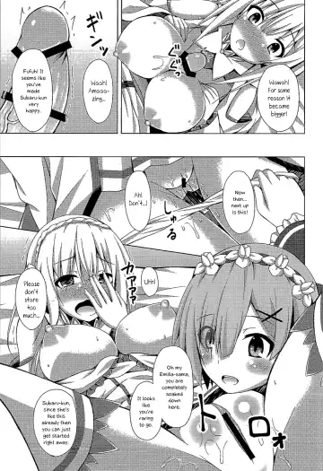[Narumi Yuu] Oshiete Rem Sensei - Emilia-tan to Manabu Hajimete no SEX | Teach me, Rem-sensei! An introduction to sex with Emilia-tan Fhentai - Page 14