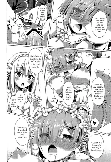 [Narumi Yuu] Oshiete Rem Sensei - Emilia-tan to Manabu Hajimete no SEX | Teach me, Rem-sensei! An introduction to sex with Emilia-tan Fhentai - Page 9