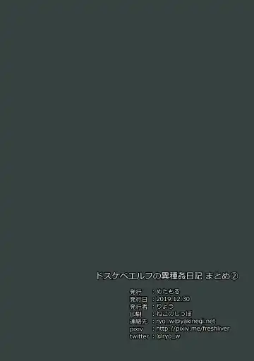 [Ryo] Dosukebe Elf no Ishukan Nikki Matome 2 Fhentai - Page 124