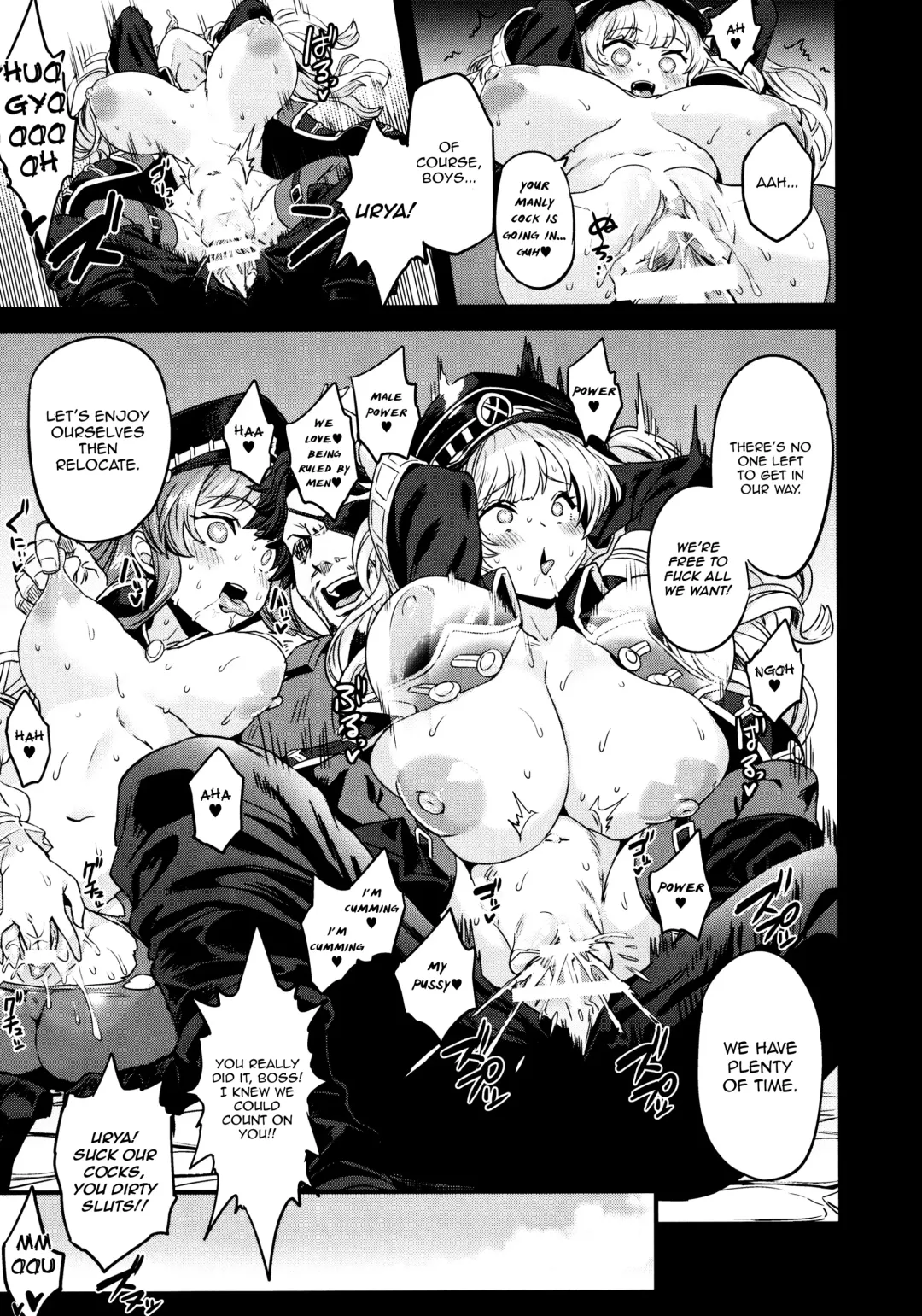 [Obui] Saimin Mesubuta Kikuudan | Pig Sow Crew Hypnosis Fhentai - Page 18