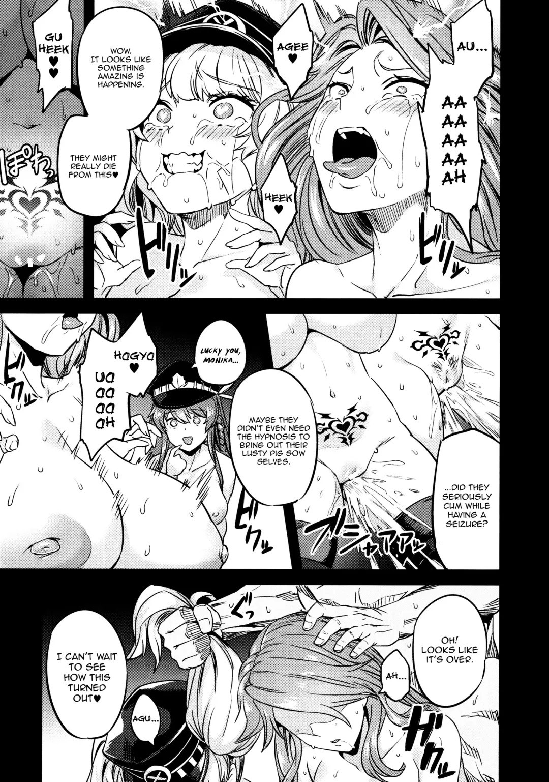 [Obui] Saimin Mesubuta Kikuudan | Pig Sow Crew Hypnosis Fhentai - Page 28