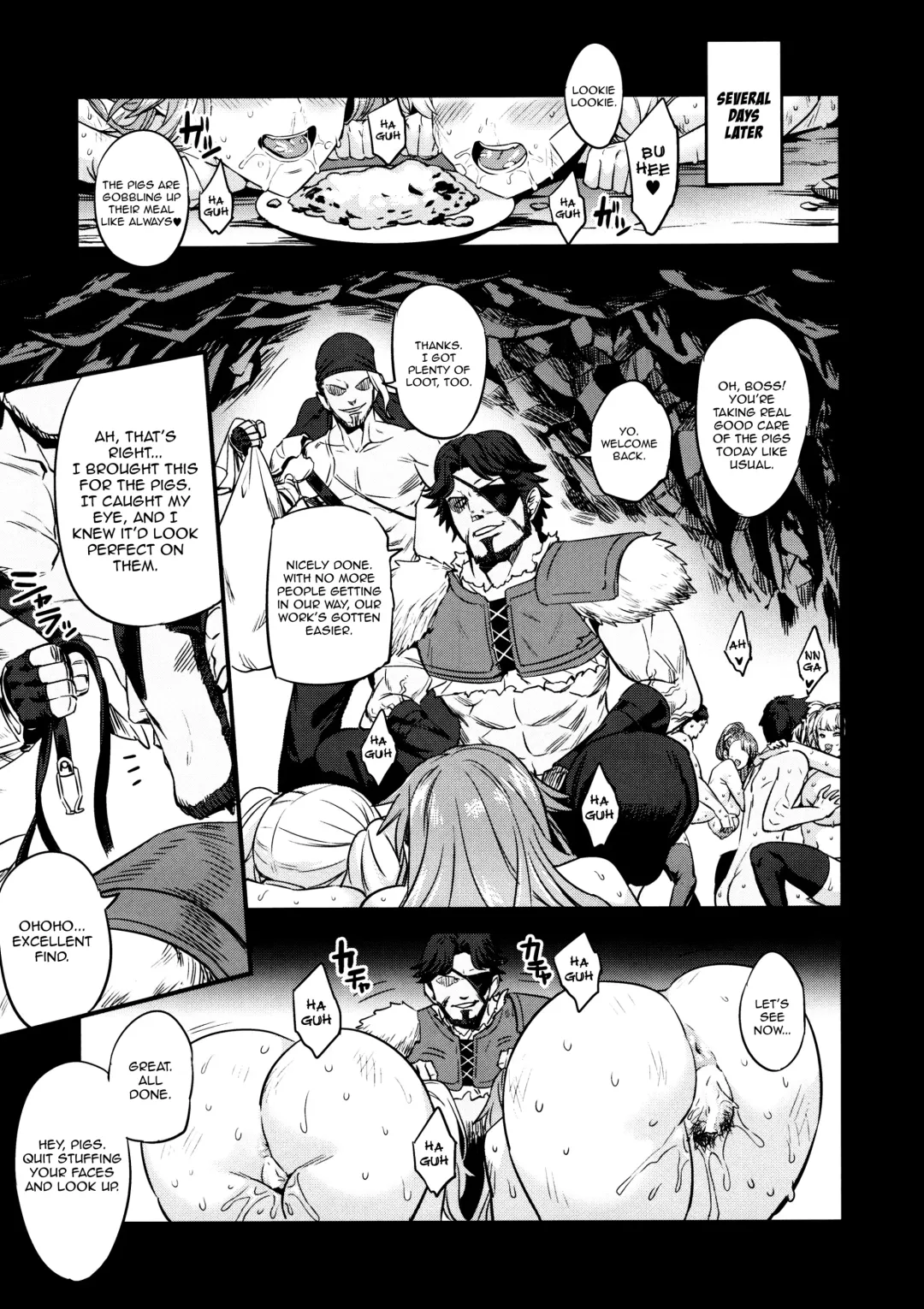 [Obui] Saimin Mesubuta Kikuudan | Pig Sow Crew Hypnosis Fhentai - Page 40