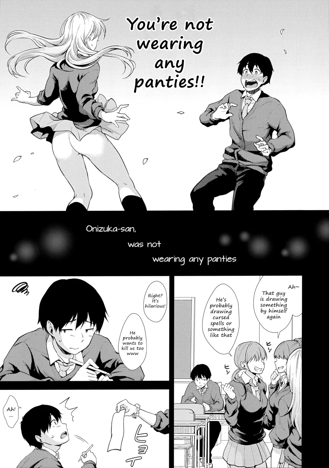 [Meganei] Onizuka-san Panty Wasureru | Onizuka-san Forgot Her Panties Fhentai - Page 8