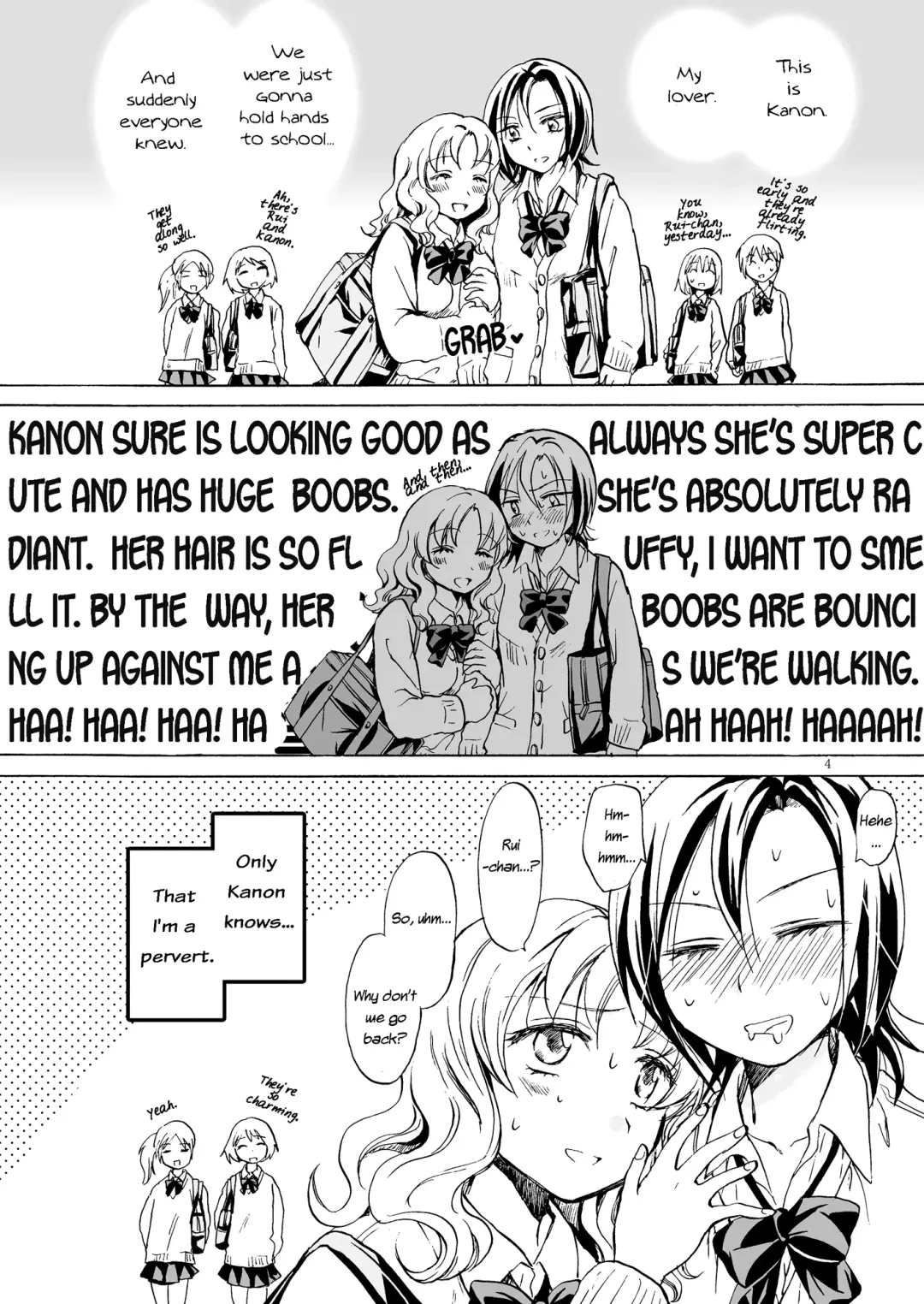 [Mira] Chotto Dake! Hentai Rui-chan Daibousou | Just a Little! Pervert Rui-chan went out of control Fhentai - Page 4