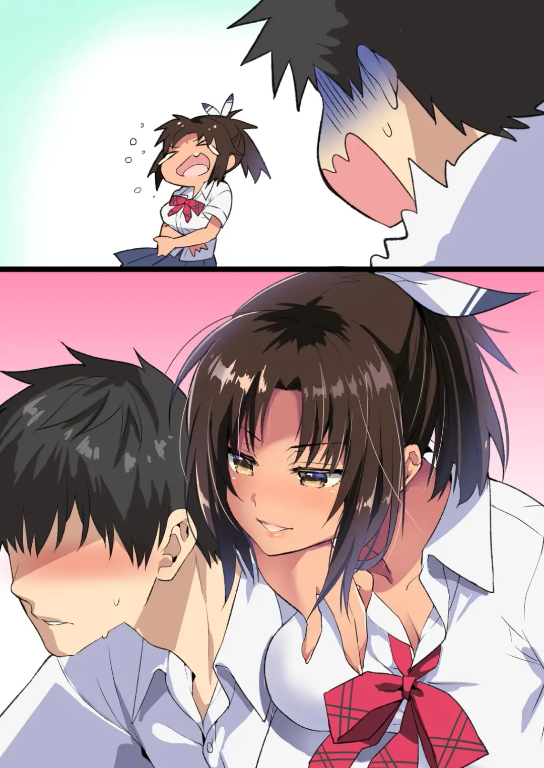 [Ariko Youichi] Inaka Osananajimi wa Hatsujouchuu! ~Muchimuchi Dosukebe Bitch ni Seichou Shita Osananajimi to Namahame Seikatsu~ Fhentai - Page 45