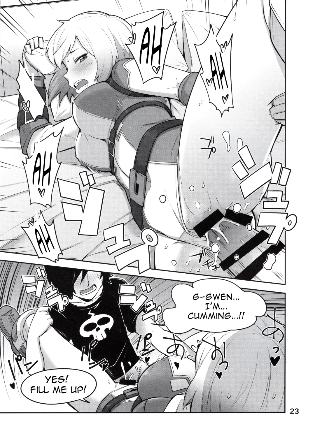 [Bowieknife] Gwenpool (Watashi tachi Icya-Love Shimashita) | Gwenpool Fhentai - Page 23