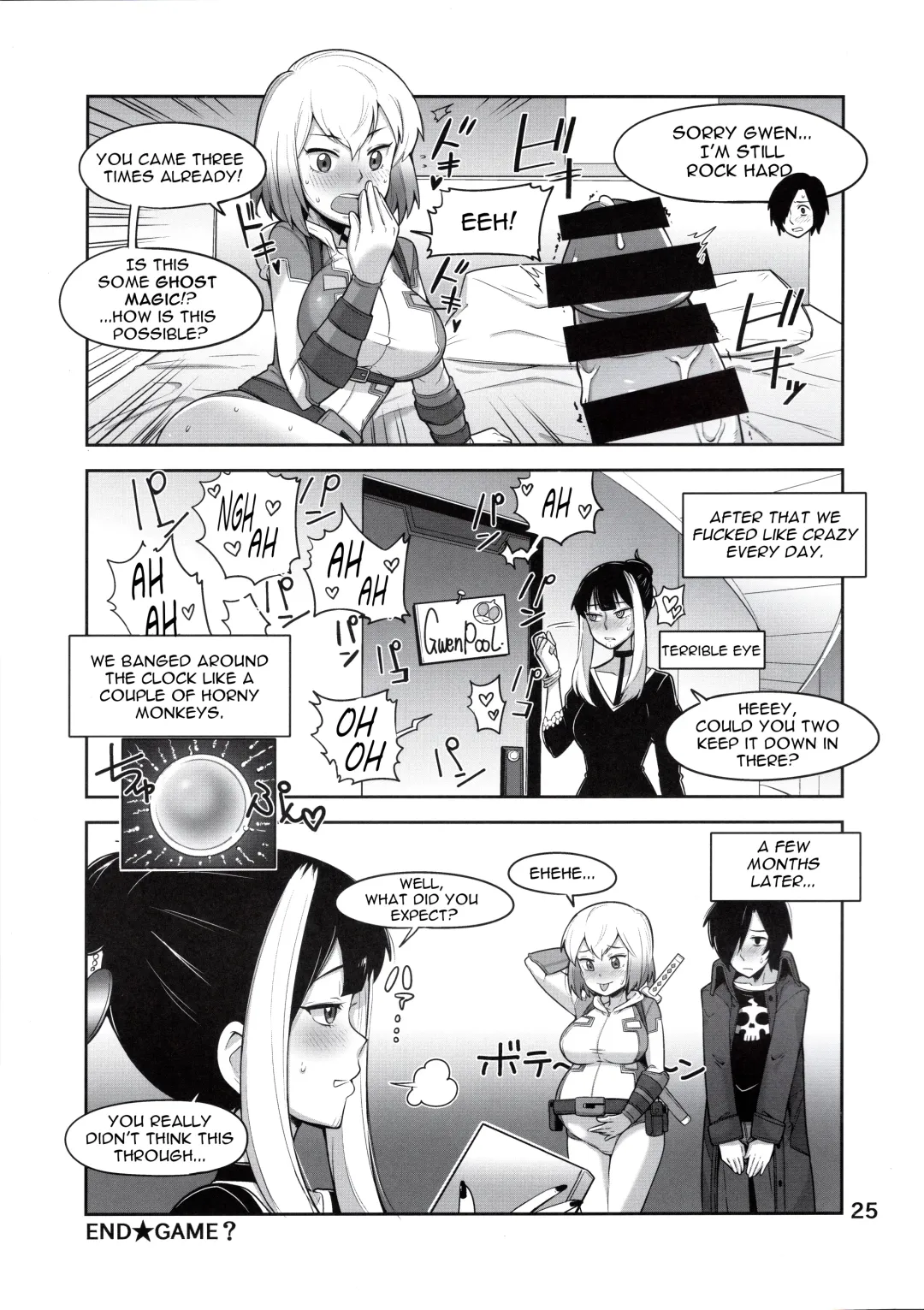 [Bowieknife] Gwenpool (Watashi tachi Icya-Love Shimashita) | Gwenpool Fhentai - Page 25