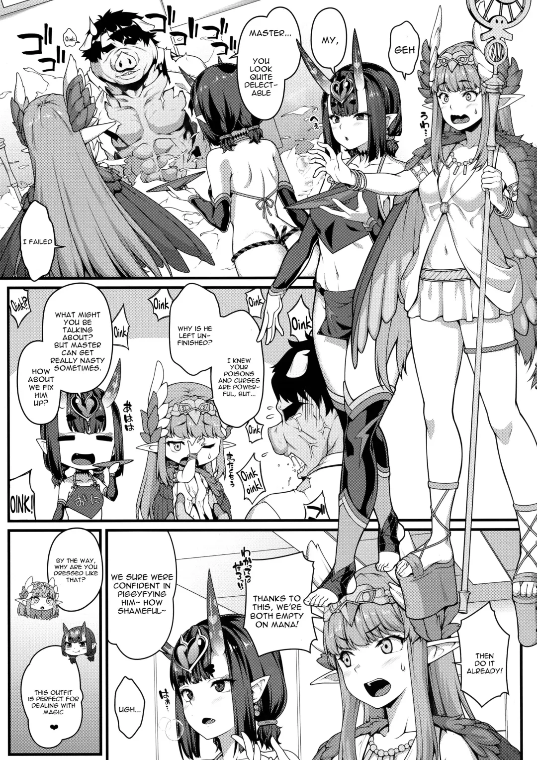 [Ao Banana] Oni to Majo no Buta-san Master Sakusei Ecchi Fhentai - Page 5
