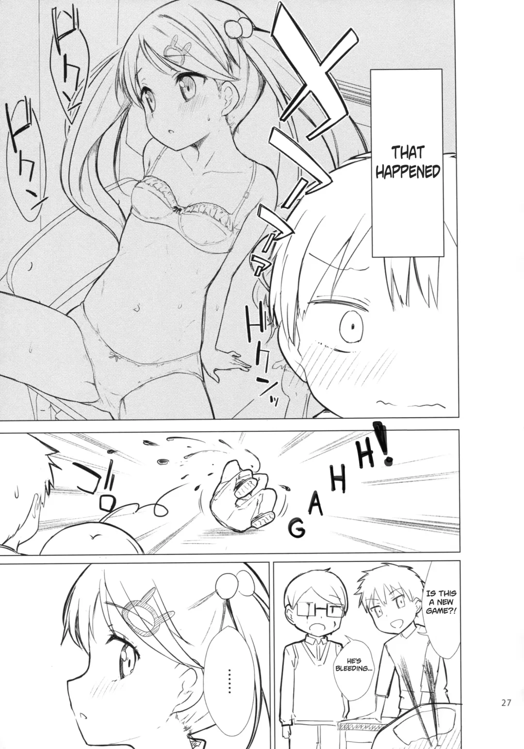 [Dekochin Hammer - Gyuunyuu Nomio] Chijojojo 1&2 Fhentai - Page 26