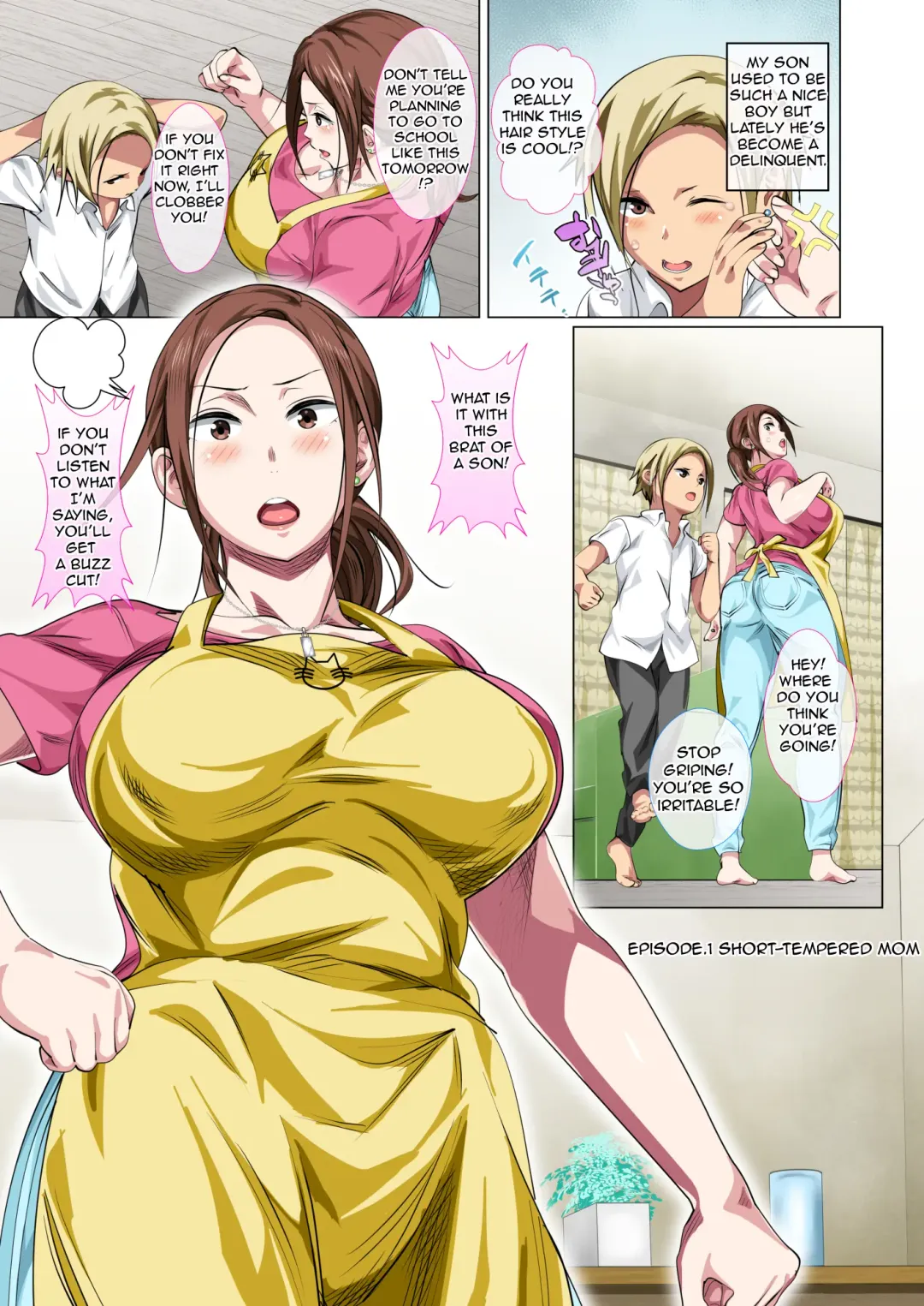 [Spices] Okorinbo Mama no Amayakashi Sex de Furyou Musuko ga Kousei Shita Hanashi | Rehabilitation of Delinquent Son by Short-tempered Mother's Sweet Lovemaking Fhentai - Page 3