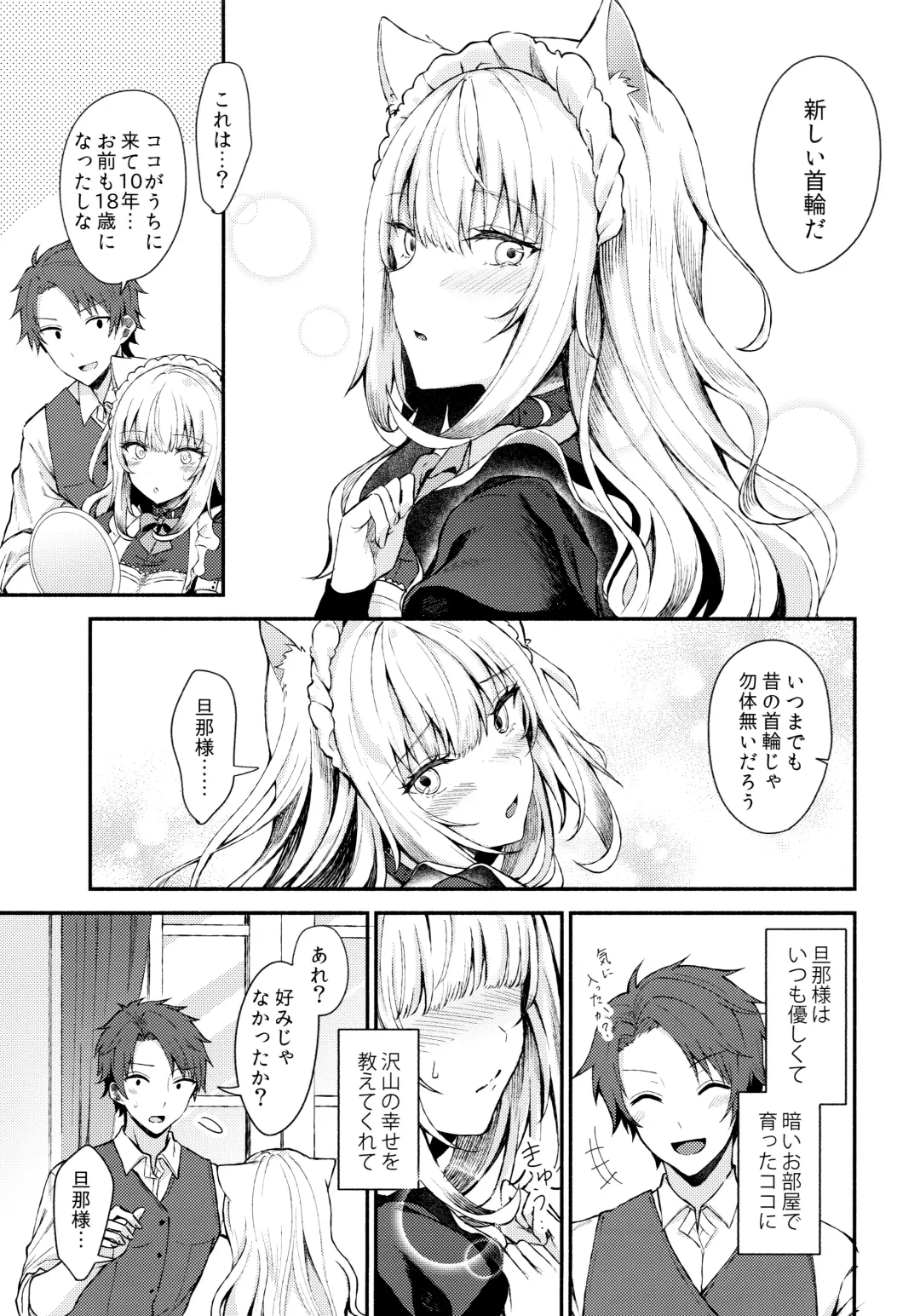 [Tetsuyama Kaya] Moto Dorei no Nekomimi Maid to Shiawase Ecchi Suru Hon Fhentai - Page 8