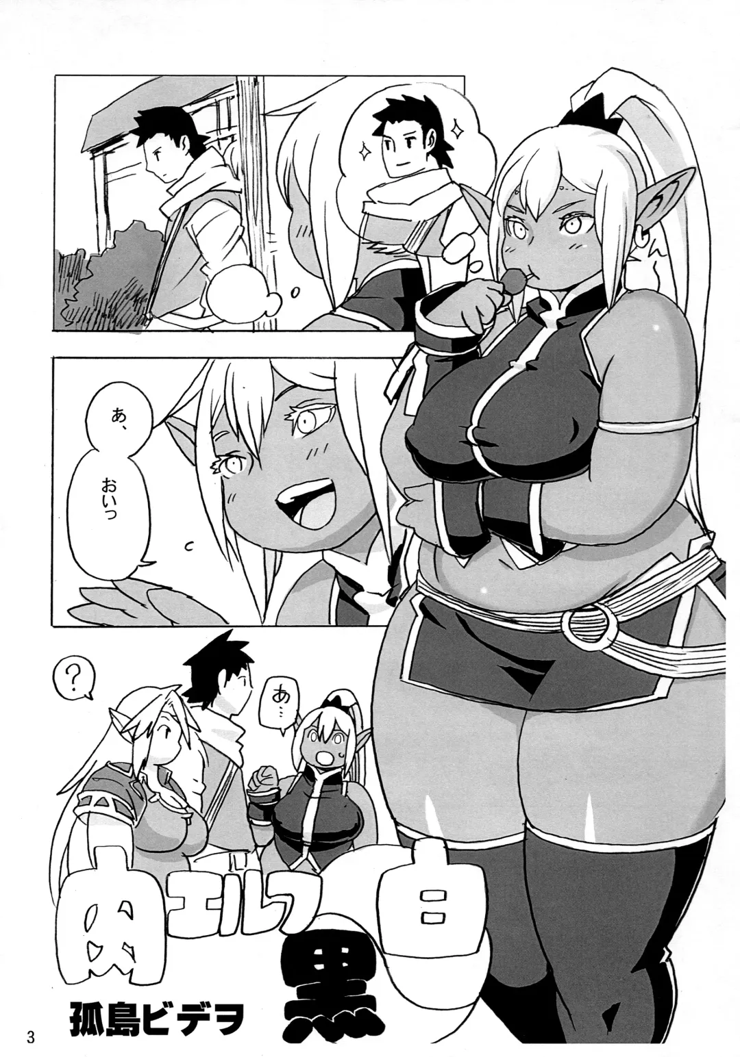 [Kojima Video] Niku Elf Shirokuro Fhentai - Page 3