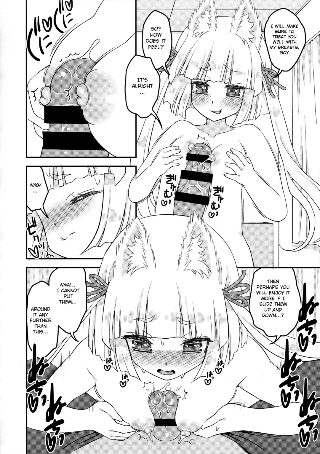 [Suzune Rai] Noja Loli Babaa Kitsune-sama Double Paizuri Fhentai - Page 8