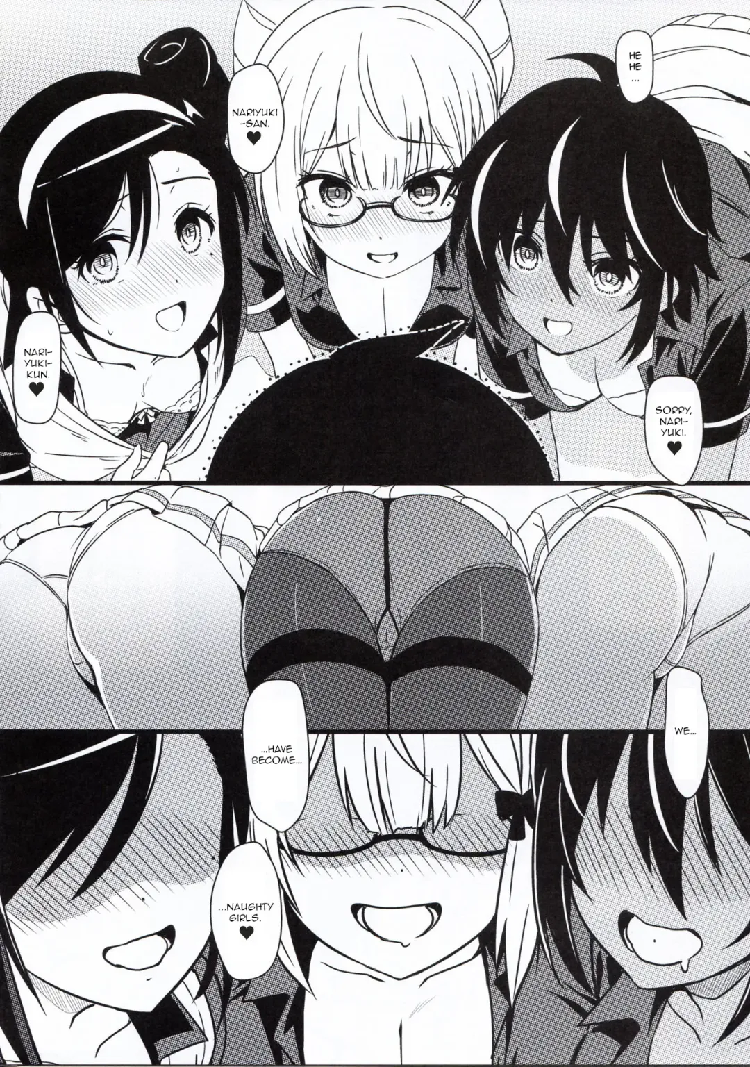 [Eitarou] Bokutachi wa Saimin Kakatte Benkyou Dokorojanai  | We never learn under Hypnosis Fhentai - Page 3