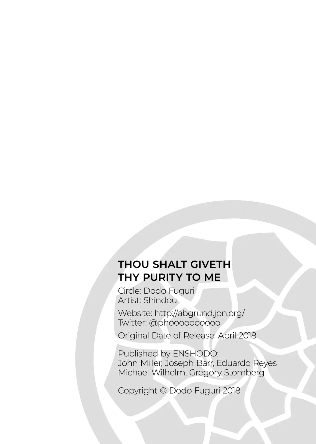 [Shindou] Thou Shalt Giveth Thy Purity To Me Fhentai - Page 24