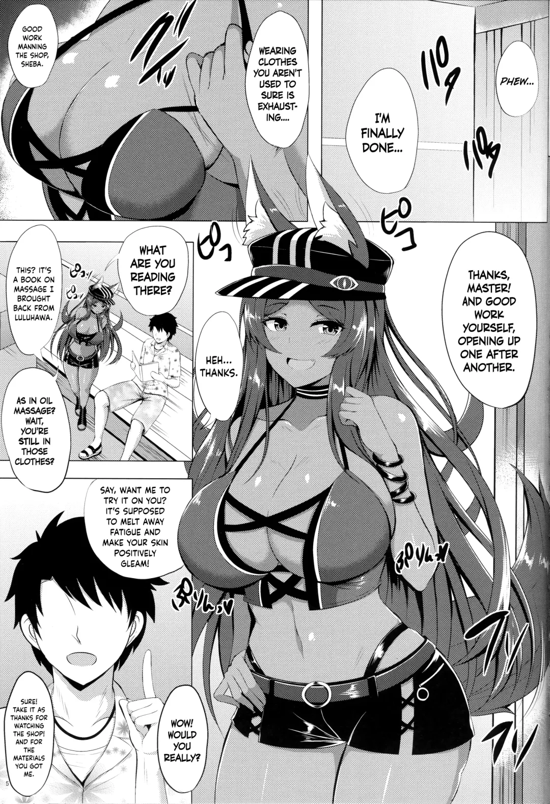 [Kisaragi Nana] Kemomimi Hisho no Gohoubi Time | The Fluffy-Eared Secretary's Reward Fhentai - Page 4