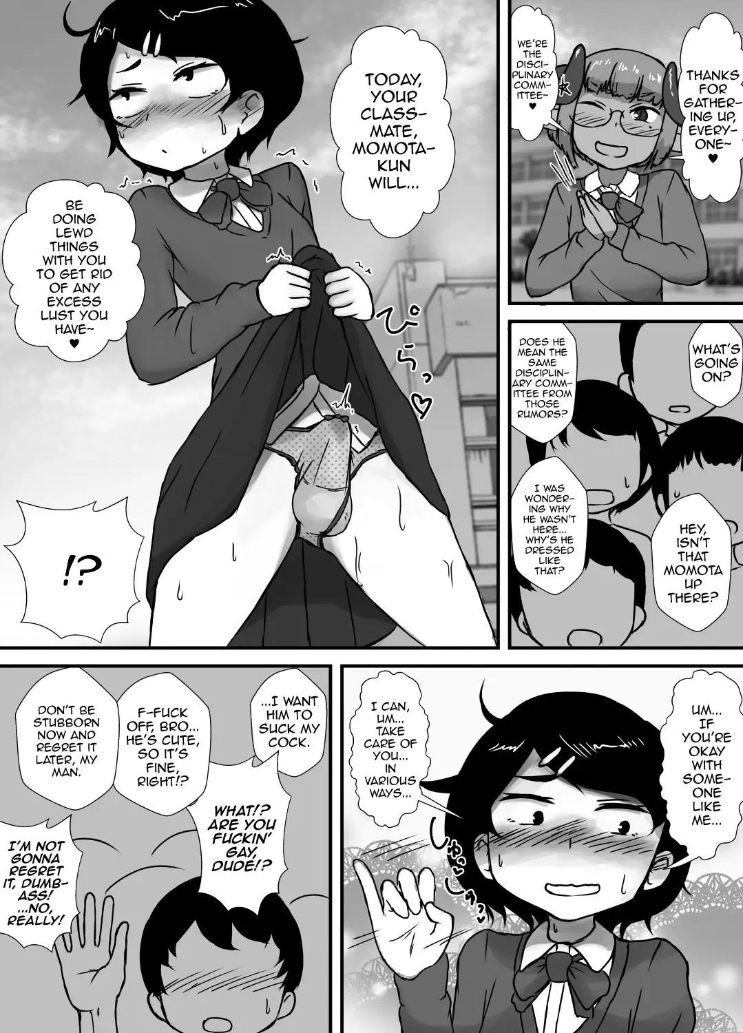 [Ie Gami] Danshi no Fuuki wa Danshi ga Mamoru! Fhentai - Page 14